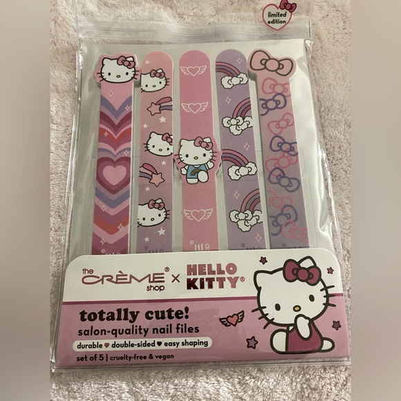 HELLO KITTY X THE CRÈME SHOP NAIL FILES - Picture 1 of 1